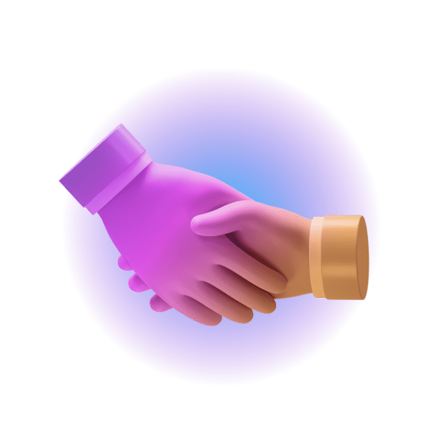 uno digital bank handshake icon