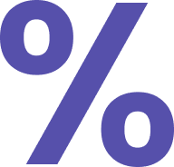 uno digital bank percentage icon