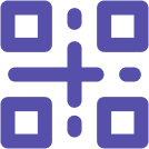 uno digital bank world qr code icon