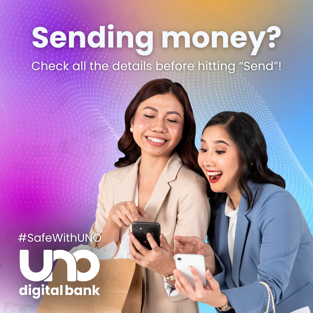 uno digital bank send money to wrong invalid account