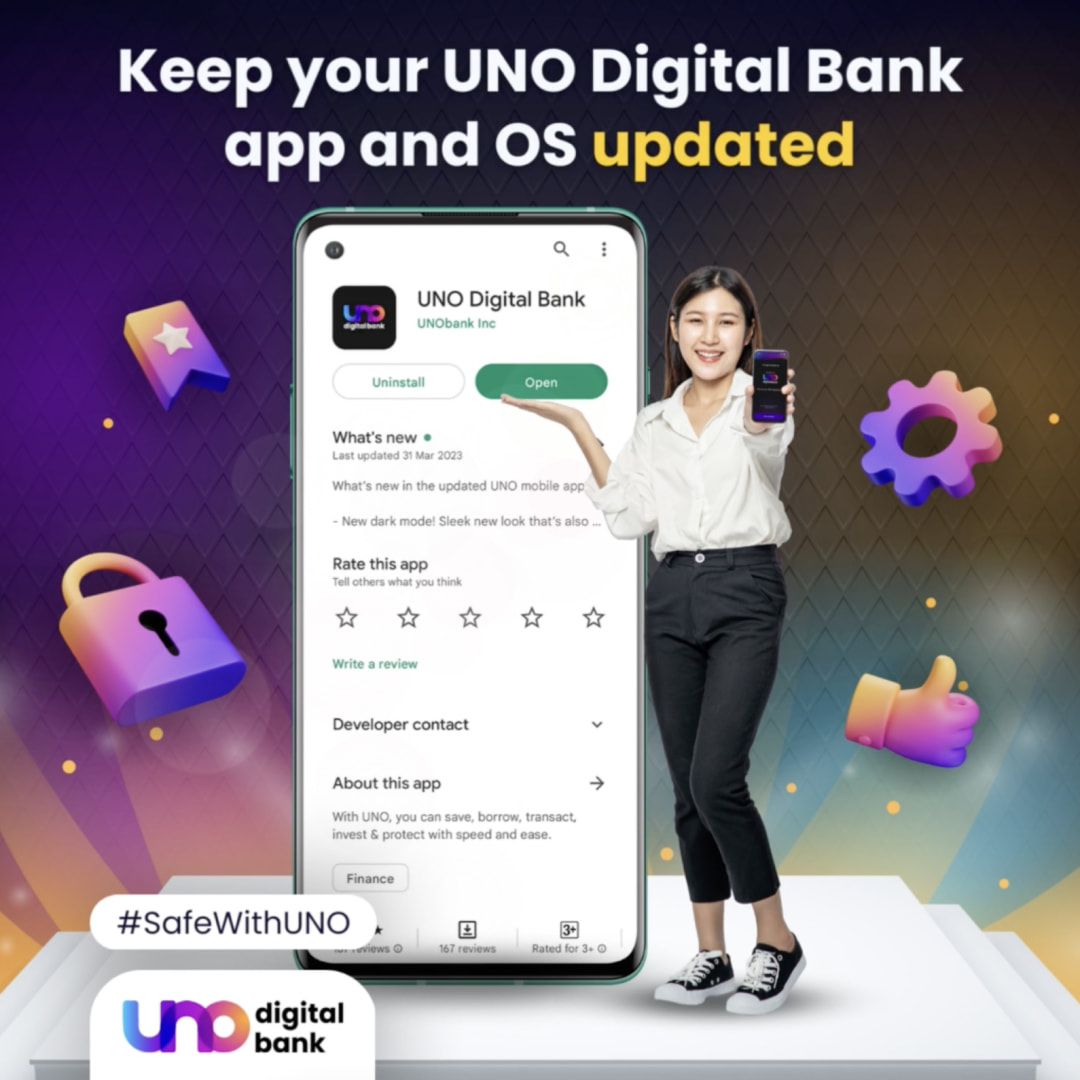 uno digital bank update app os