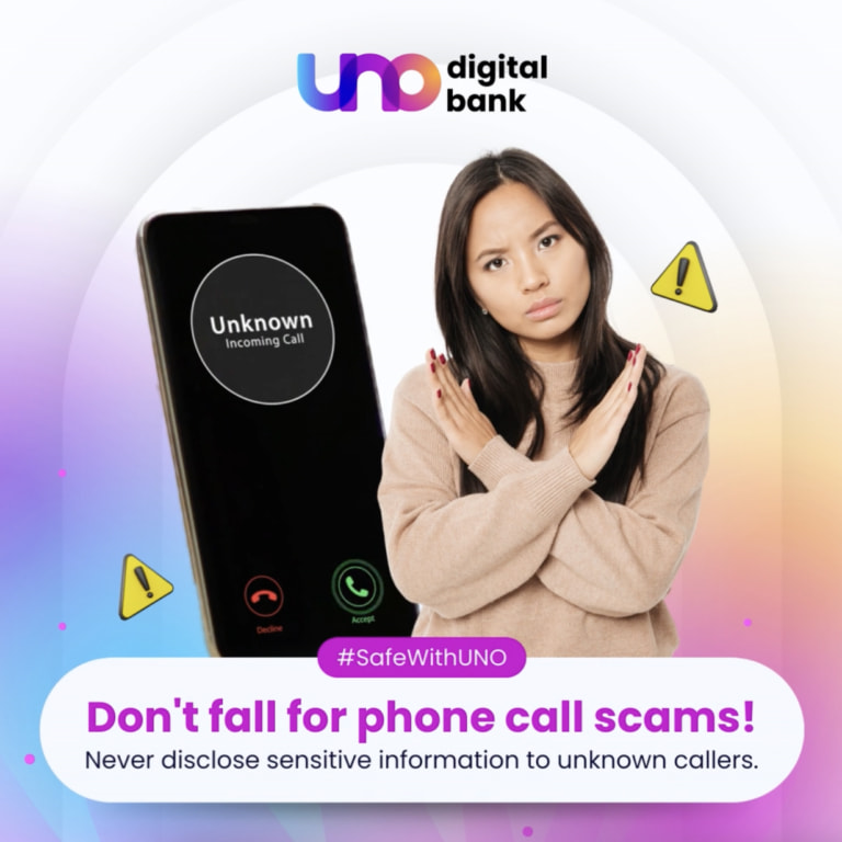 uno digital bank beware phone call scams thumbnail