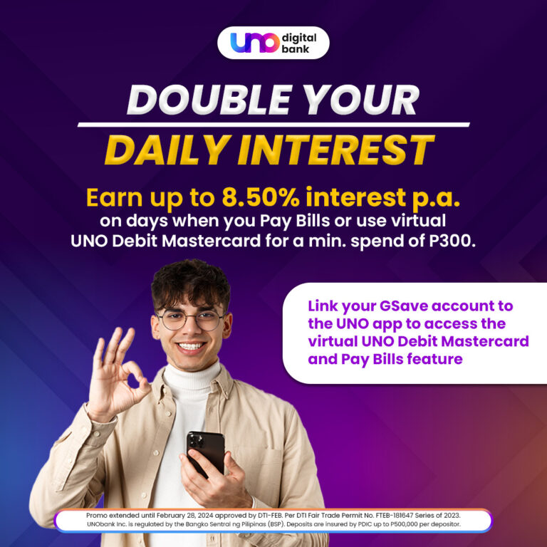 double your daily interest new